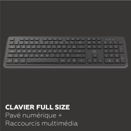 Teclado inalámbrico - MOBILITY LAB - Premium - AZERTY - Negro