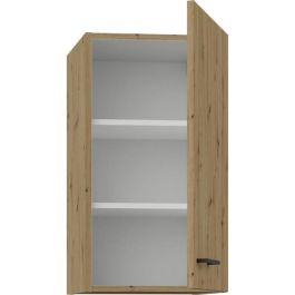 Mueble alto - MODENA - 40 cm - Roble artesanal y negro mate - CUISINIER