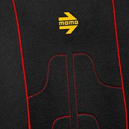 Set Completo Cubre Asientos Momo Coche 11 Piezas Negro Y Rojo MOMLSC021BR