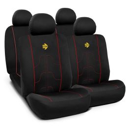 Set Completo Cubre Asientos Momo Coche 11 Piezas Negro Y Rojo MOMLSC021BR Precio: 49.50000011. SKU: B18EFEXGV3