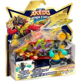 Starter Pack Ninja Fury - MOOSE TOYS - AKEDO - Set de inicio con figura y accesorios