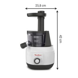 Extractor de jugo Moulinex, presione en frío, extracción óptima, 1 velocidad, pulpa controlada, silencio, jugoo zu150110