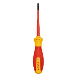 BOSCH SL3.5x75 Destornillador VDE Aislado 1000V con Punta Plana y Mango Ergonómico