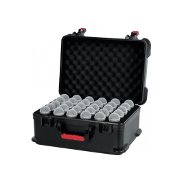 Gator Estuche para 30 Micrófonos Gator GTSA 47x24x37 cm