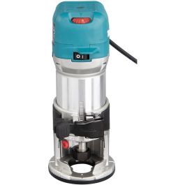 Makita RT0702CX2J Multifunktionsfräse, 34000 RPM, 710W, Velocidad Ajustable
