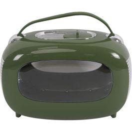 Caja de transporte - M PETS - Sixties Classic - Asa - Bandolera - Apertura lateral - 5 kg máx - Verde