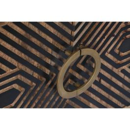 Mueble de TV Home ESPRIT Negro Dorado Natural Madera Madera de mango 180 x 40 x 50 cm