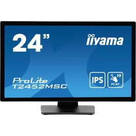 iiyama T2452MSC-B1 Monitor táctil 23.8" (60.5cm) Full HD IPS 14ms con HDMI, DisplayPort, USB-C y Altavoces Negro