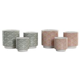 Macetero Urban DKD Home Decor Rosa Azul Celeste 14 x 14 x 14 cm Set de 3 (8 Unidades) Macetero Urban DKD Home Decor Rosa Azul Celeste 14 x 14 x 14 cm Set de 3 (8 Unidades)