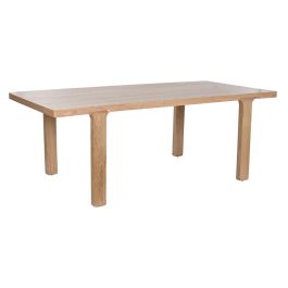 Mesa de Comedor Home ESPRIT Natural Roble 210,5 x 101 x 77 cm Mesa de Comedor Home ESPRIT Natural Roble 210,5 x 101 x 77 cm