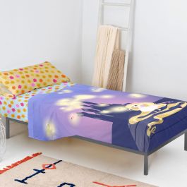 Juego de Sábanas HappyFriday Mr Fox Long Braid Multicolor Cama de 80/90 2 Piezas