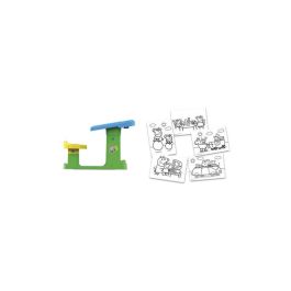 Pupitre con banco peppa pig 57x73x49 cm incluye 5 laminas Pupitre con banco peppa pig 57x73x49 cm incluye 5 laminas