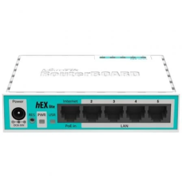 Mikrotik Router Hex Lite RB750R2 5 Puertos Ethernet 10/100 Mbps PoE RouterOS L4 Precio: 43.99000012. SKU: S0200228