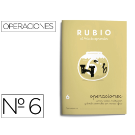 Rubio Cuaderno de problemas nº 6 para desarrollo intelectual y complemento educativo Precio: 11.78999952. SKU: B1FDZHKN4T