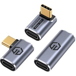 GrauGear G-AD-40G-3 Adaptador USB-C a USB-C 40Gbps Aluminio Pack de 3, Plata, USB4 Gen 4, 8K Compatible Precio: 34.50000037. SKU: B18J69Z5KK