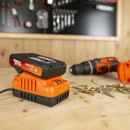 Dual Power Batería 2.0Ah 20V y Cargador 2A POWDP90620 para Herramientas Inalámbricas de 20V