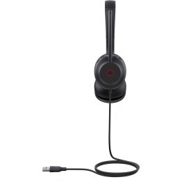 Yealink UH35 Dual Auriculares Binaurales Alámbricos USB para Oficina/Centro de Llamadas Teams con Micrófono Cancelación Ruido Negro
