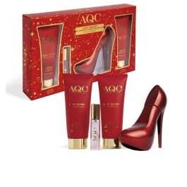 AQC FRAGRANCES Lady Secret Red Edition Estuche Regalo Mujer - Eau de Toilette 100ml + 15ml, Loción 120ml y Gel 120ml (4 Piezas)