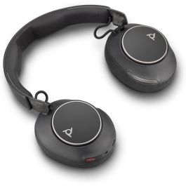 Poly Voyager Surround 80 UC Auriculares Inalámbricos Bluetooth USB-C Diadema Supraaural Negro para Música y Uso Diario