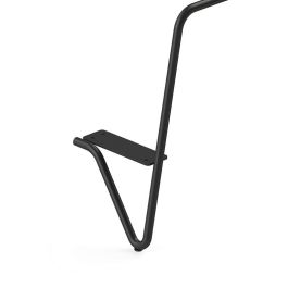Q&Q Pata de Sofá de Acero Vernice Negra Exterior H12.5cm, Largo 97cm (Interior 85cm), Alta Resistencia