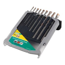 Wolfcraft Juego de Brocas Especial para Hormigón 9 Piezas 7109000 - Ø3, 4, 5, 6, 8, 10 mm Precio: 21.49999995. SKU: S7917604