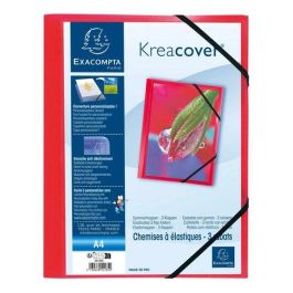 Carpeta De Gomas Y Solapas Exacompta Kreacover Pp Translucido A4 Rojo (Set de 5) Precio: 22.49999961. SKU: B1CK86CFH8