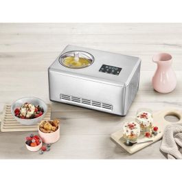 SEVERIN EZ7405 Sorbetiere Yogurt maker 2 en 1 - Función innovadora para hacer sorbetes y yogures de helado / acero inoxidable cepillado SEVERIN EZ7405 Sorbetiere Yogurt maker 2 en 1 - Función innovadora para hacer sorbetes y yogures de helado / acero inoxidable cepillado