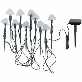 10 mini setas con luz solar para pinchar - LUMISKY - CHAMPY - 3,8 m - Iluminación de caminos - LED blanco cálido Precio: 28.78999948. SKU: B1GP35KHFX
