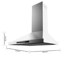 Cecotec Campana Convencional Acero Inoxidable 60 cm Bolero Flux PT 605500 A++