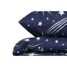 Juego de Cama 220x240 cm con 2 Fundas de Almohada 60x60 cm Blanco 65% Algodón 35% Poliéster ASI8681875028423