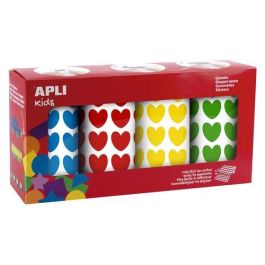 Gomets Apli Rollo 59H Corazon Pack 4 Rollos (Az-Rj-Am-Vd) 7.080 Uds. (19502) Precio: 16.59000024. SKU: S8421001