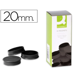 Q-connect Imanes para sujecion 20 mm negro caja de 10 unidades Precio: 2.50000036. SKU: B12ZN7C2EZ