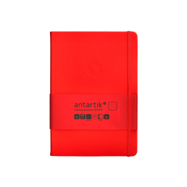 Antartik Cuaderno A5 Hojas Puntos Rojo Tapa Dura 100 Hojas 80 Gr Fsc