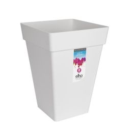 Maceta alta cuadrada 30 - Blanco - Elho Loft Urban - 100% reciclado Precio: 38.50000022. SKU: B1A523FXB4