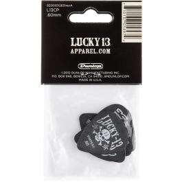 Dunlop Lucky 13 Series Iii The Original Púas Guitarra 0,60 Mm Pack 6 Ud.