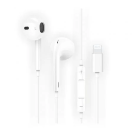 Auriculares Tech-One-Tech Hip De Boton Con Conector Lightning Microfono Integrado Blanco Precio: 6.89999959. SKU: B17HAL5YCW