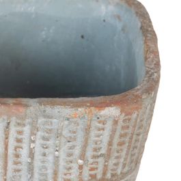 Macetero Cemento Decoración 12 X 12 X 8,50 cm