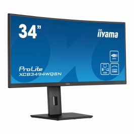 Iiyama XCB3494WQSN-B5 Monitor Curvo PC 34 pulgadas UWQHD, 120Hz, 0.4ms, Panel VA, HDMI, DP, USB, KVM, USB-C Docking Precio: 418.50000049. SKU: S7820931