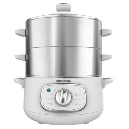Cecotec Vaporera eléctrica SteelPot 1300W, 3 recipientes inox, apagado automático, blanca Precio: 62.2424. SKU: B19QSNHV6D