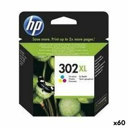 Cartucho de Tinta Original HP 302XL Tricolor (60 unidades) Precio: 2653.50000047. SKU: B12DQCVKLH