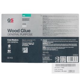Q&Q Cola Blanca Universal 32Kg para Carpintería, Muebles y Bricolaje
