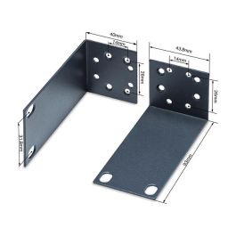 TP-Link Omada Rack-mounting Bracket Kit - Kit de Montaje en Rack Metálico Negro