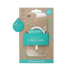 eSTUFF Funda Híbrida Magnética BERLÍN para iPhone 12/12 Pro - Transparente