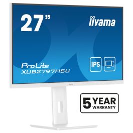 iiyama Monitor XUB2797HSU-W2 27" Full HD IPS Blanco 1ms HDMI DP USB
