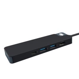Targus Hub USB-C HD4102BKGL con 8 Puertos: 2x USB-A, 1x USB-C Datos, 1x USB-C PD 100W, HDMI 4K, Lector SD/MicroSD, Audio Jack