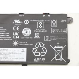Lenovo 3-cell Lithium-ion battery, 50Wh capacity, designed for Lenovo laptops, 11.55V output, internal use only.