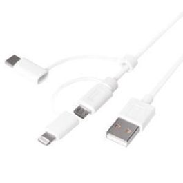 LogiLink USB Cable 1 M USB A White Precio: 15.49999957. SKU: S7913059