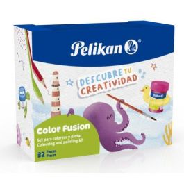 Set De Color Pelikan Fusion Surtido 12X Lapices Colores Hexagonales 12X Rotul. Colorella Star 6X Tempera 25 Ml Surtido 1X Recipiente Agua 1X Pincel Pelo Pony 23 Nº8 Precio: 16.50000044. SKU: B18GTXP2QB