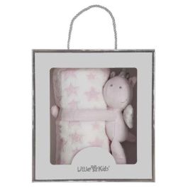 Creaciones Llopis Set Manta Unicornio 100x75cm con Peluche Unicornio 25cm en Caja, Edad Mínima 3 Años Precio: 12.89000053. SKU: B1E254K855