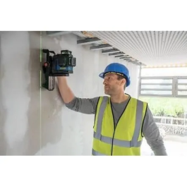 Bosch Professional GLL 12V-100-33 CG Láser de Línea, 3 Líneas Láser en 360º, Alcance 100 m, Maletín L-BOXX con Cargador